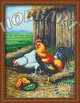 Картина по номерам «Во дворе»