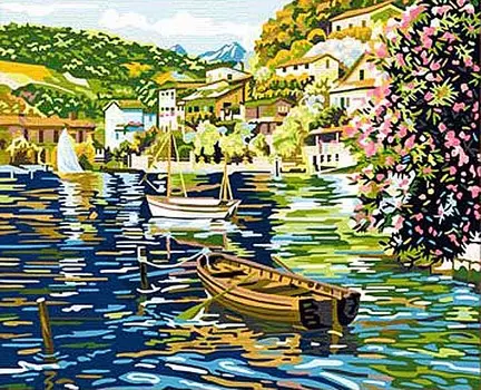 Картина по номерам «Водная рябь»