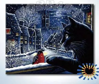 Картина по номерам «Волшебная зима»