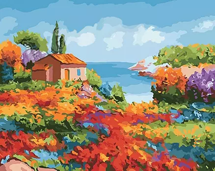 Картина по номерам «Волшебный сад»