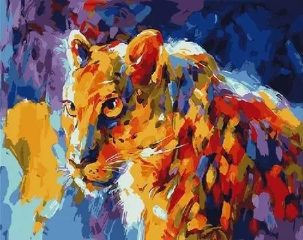 Картина по номерам «Взгляд хищника»