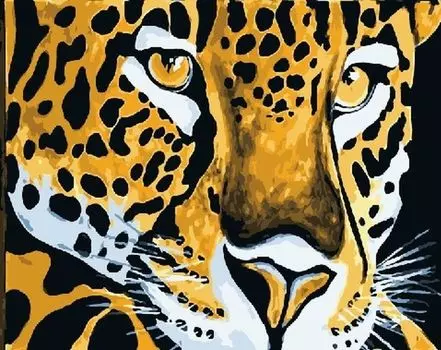 Картина по номерам «Взгляд леопарда»