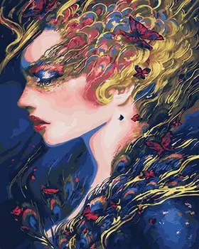 Картина по номерам «Загадочная незнакомка»