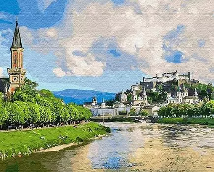 Картина по номерам «Зальцбург. Австрия»