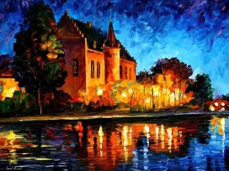 Картина по номерам «Замок»