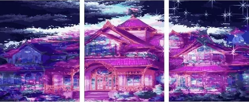 Картина по номерам «Замок с призраками»