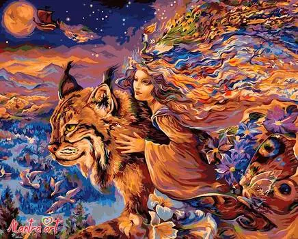 Картина по номерам «Женская природа» Жозефины Уолл + в наборе подарок