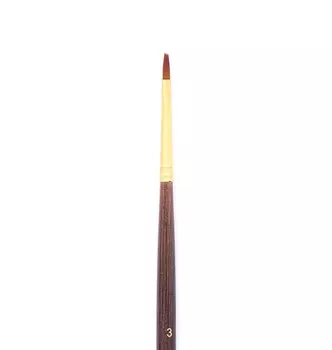 Кисть из синтетики Claude, плоская № 3