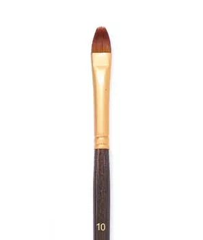 Кисть из синтетики Claude, плоскоовальная №10