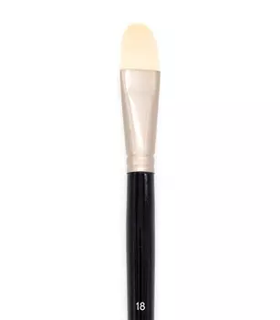 Кисть из синтетики Tician, плоскоовальная №18