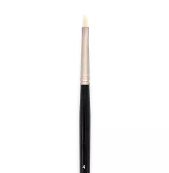 Кисть из синтетики Tician, скошенная №4