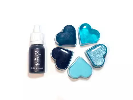 Краситель для эпоксидной смолы океанический 30 мл, ResinArt