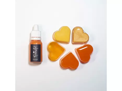 Краситель для эпоксидной смолы рыжий 30 мл, ResinArt