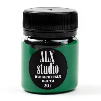 Краситель для эпоксидной смолы зеленый, 20 г, ALX Studio