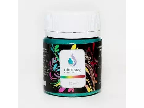 Краска для эбру бирюзовая 50 мл, Ebrusso