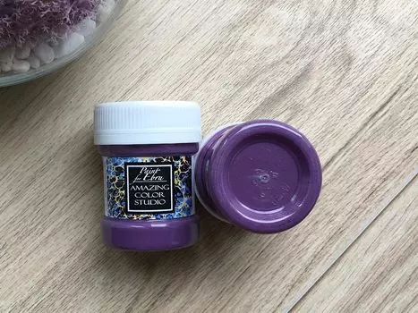 Краска для эбру фиолетовая 30 мл, Amazing Color