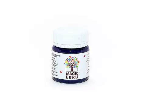 Краска для эбру фиолетовая 40 мл, Magic EBRU