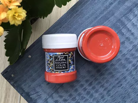 Краска для эбру красная 30 мл, Amazing Color