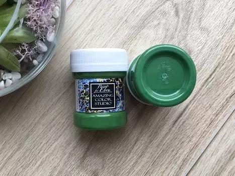 Краска для эбру зеленая 30 мл, Amazing Color