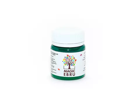 Краска для эбру зеленая 40 мл, Magic EBRU