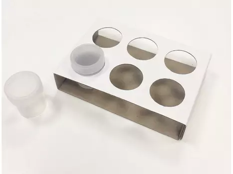 Ложемент на 6 баночек краски по 20 мл (6 шт.), Эбру-Профи