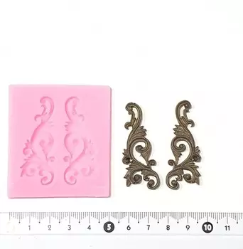 Молд силиконовый Лепнина (малый), ResinArt