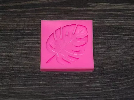 Молд силиконовый Монстера (средняя), ResinArt