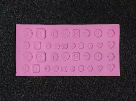 Молд силиконовый Пуговицы, ResinArt