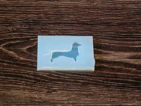 Молд силиконовый Такса, ResinArt