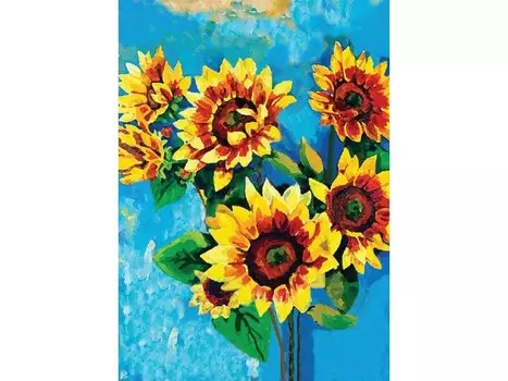 Мозаика из пайеток «Подсолнухи»