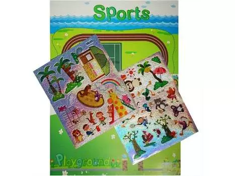 Мозаика из стикеров «Спортивная площадка»