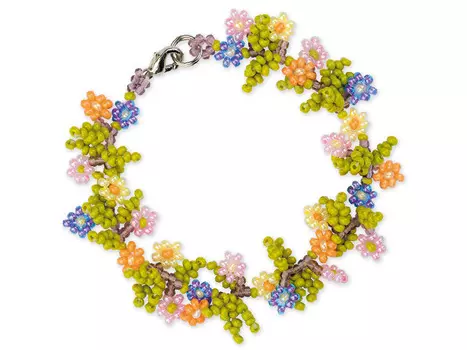 Набор для бисероплетения «Браслет Полянка»