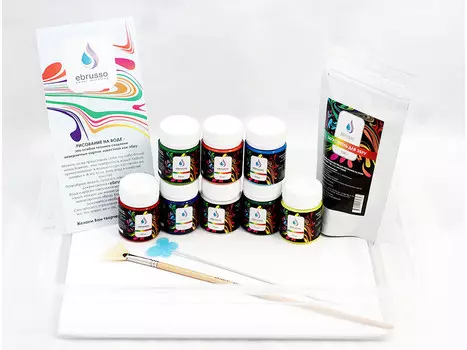 Набор для студии эбру 8 цветов, Ebrusso