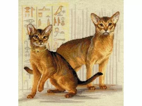 Набор для вышивания «Абиссинские кошки»