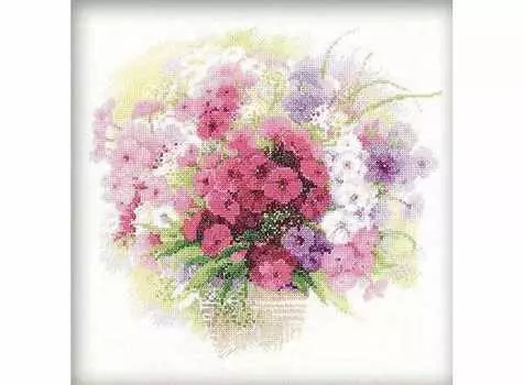 Набор для вышивания «Акварельные флоксы»