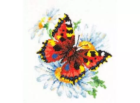 Набор для вышивания «Бабочка и ромашка»