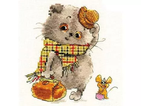 Набор для вышивания «Басик и Милена. В гости к Вам»