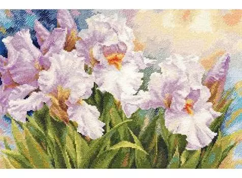 Набор для вышивания «Белые ирисы»