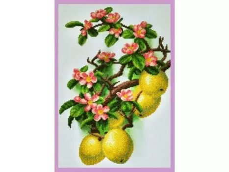 Набор для вышивания бисером «Цветущая айва»