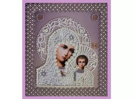 Набор для вышивания бисером «Казанская Икона Божией Матери. Венчальная пара»