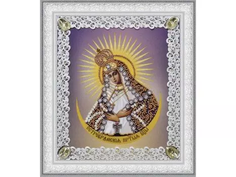 Набор для вышивания бисером «Остробрамская икона Божьей Матери (ажур)»