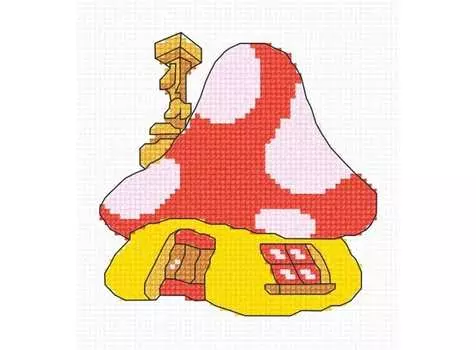 Набор для вышивания «Домик-грибок»