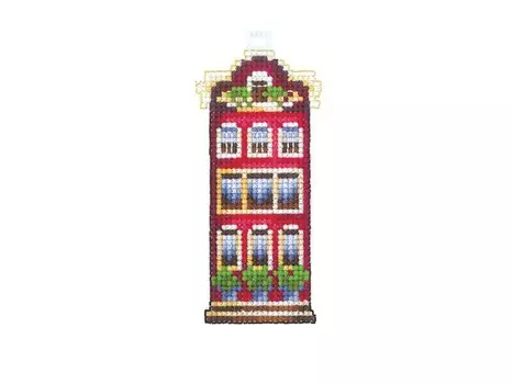 Набор для вышивания «Домики. Красный домик»