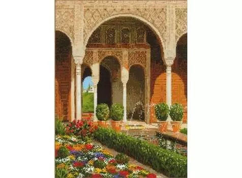 Набор для вышивания «Двор ручья. Дворец Хенералифе»