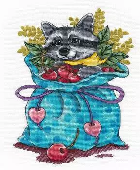 Набор для вышивания «Енотик-сладкоежка»