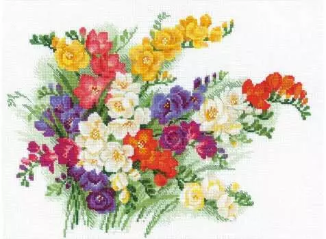 Набор для вышивания «Фрезии»