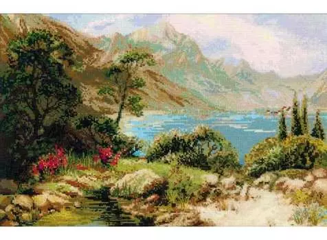Набор для вышивания «Горное озеро»