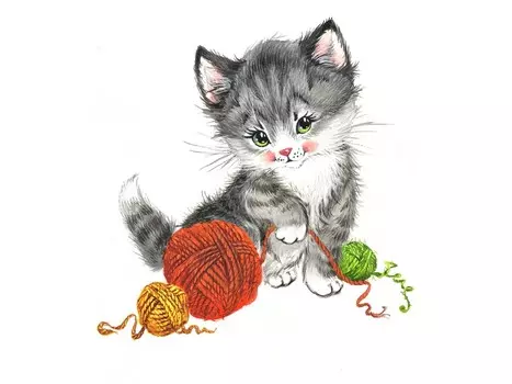 Набор для вышивания «Игровой котенок»