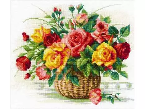 Набор для вышивания «Корзина с розами»