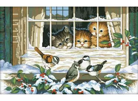 Набор для вышивания «Кошачий интерес»